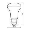 Bombilla LED E27 R80 12W  3000K