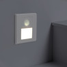 Baliza LED Empotrable con Sensor PIR Nomis Square 1.2W  4500K