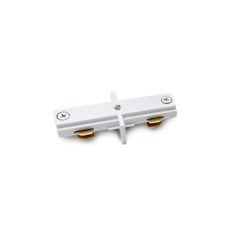 Conector en I Para Carril Bifásico  Blanco