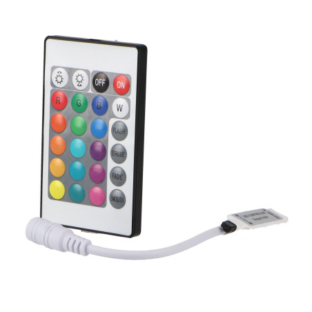 Controlador mini para tiras led RGB con control remoto por IR