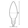 Bombilla LED SmartHome C37 6W  RGB+CCT