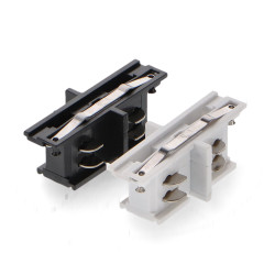 Conector en línea para Carril Trifásico  Negro