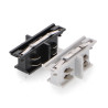 Conector en línea para Carril Trifásico  Negro