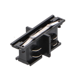 Conector en línea para Carril Trifásico  Negro