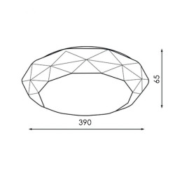 Plafón LED SmartHome Dial 24W App CCT  CCT
