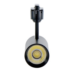 Foco LED para carril Black Roma 30W Monofásico - DSC  4500K