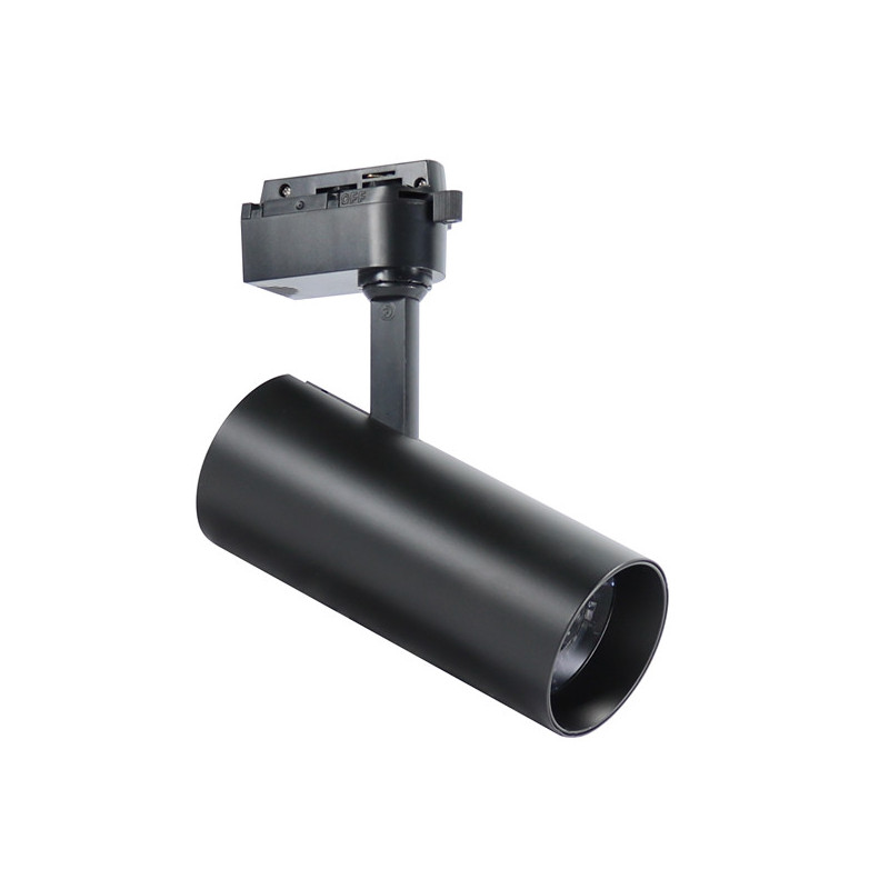 Foco LED para carril Black Roma 30W Monofásico - DSC  6000K