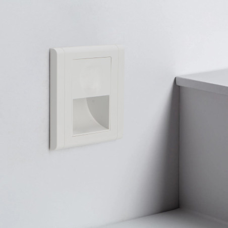 Baliza LED Empotrable Nomis Square 1.2W  4500K