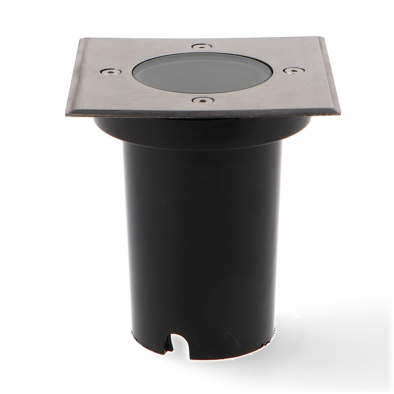 Foco empotrable GubBet para suelo IP67 Cuadrado con casquillo GU10