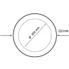 Panel LED Circular Serie Slim 20W  4500K