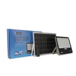 Foco Proyector Led Solar Milan 200W  6000K