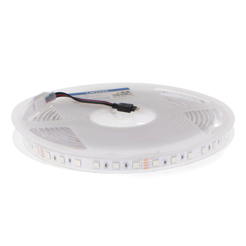 Tira LED 24V SMD Videny IP65 RGB 14W/m - 5 Metros  RGB