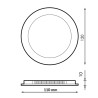 Panel LED Circular Serie Slim 6W  6000K