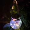 Solar LED SphereGlass Vintage RGB exterior  RGB