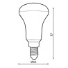 Bombilla LED E14 R50 6W  3000K