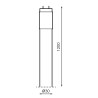 Tubo LED T8 1200 mm Stak 18W Cristal Conexión Un Lateral  6000K