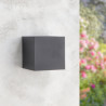 Aplique de Pared LED Black Cube 6W IP54 CCT  CCT