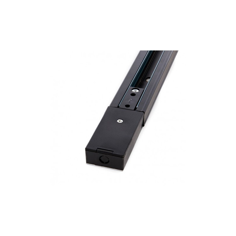Carril Monofásico MaxPower - 1 metro  Negro