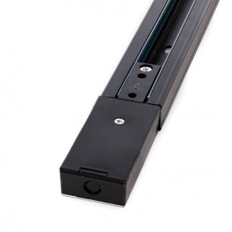 Carril Monofásico MaxPower - 1 metro  Negro