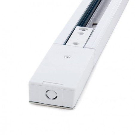 Carril Monofásico MaxPower - 1 metro  Blanco