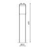 Tubo LED T8 600 mm Stak 9W Cristal Conexión Un Lateral  6000K