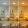 Panel de Superficie Serie Slim Cuadrado 12W  3000K