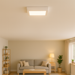 Panel de Superficie Serie Slim Cuadrado 12W  6000K