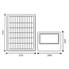 Foco Proyector Led Solar Milan 150W  6000K