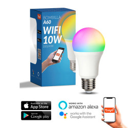 Bombilla LED SmartHome E27 A60 10W  RGB+CCT