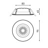 Foco Downlight LED orientable CobMon 10W - DSC  4500K