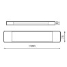 Regleta LED SlimLine Fast 40W 1200 mm - DSC  4500K