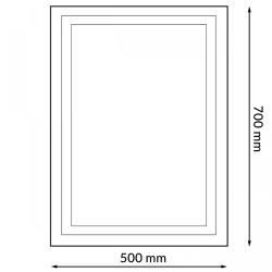 Espejo para Baño LED 15W Rectangular  CCT