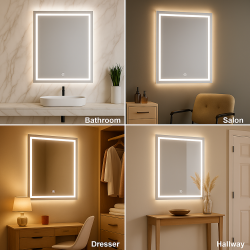 Espejo para Baño LED 15W Rectangular  CCT