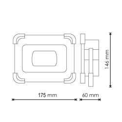 Foco proyector Solar LED portátil con batería Power Bank 30W  6000K