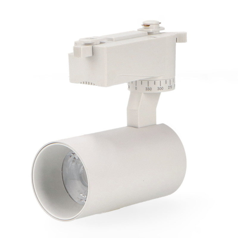 Foco LED para carril Blanco Berna 12W Monofásico - DSC  4500K