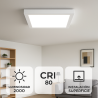 Panel de Superficie Serie Slim Cuadrado 20W  6000K