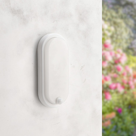 Aplique LED con Sensor Movimiento Sphere 12W PIR 360º IP54  4500K