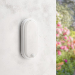 Aplique LED con Sensor Movimiento Sphere 12W PIR 360º IP54  6000K