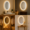 Espejo para Baño LED 15W Ovalado  CCT