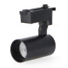 Foco LED para carril Negro Berna 12W Monofásico - DSC  4500K