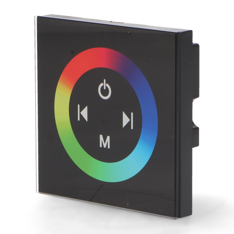 Dimmer empotrable Táctil RGB Para Tiras LED 12/24V