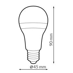 Bombilla LED E27 G45 5W  4500K