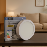 Panel de Superficie Serie Slim Circular 12W  6000K