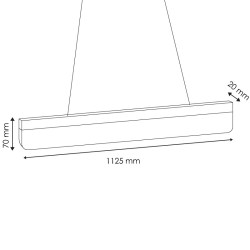 Lámpara lineal LED Vision 30W  4500K