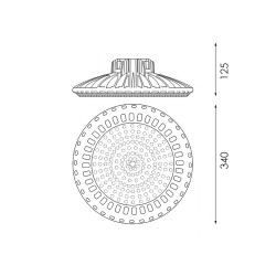 Campana UFO LED Inspire 150W - DSC  5700K