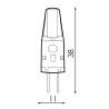 Bombilla LED G4 12VDC COB 3W  6000K