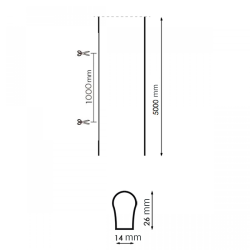 Neón de LED Flexible 220VAC Prozny 8.5W/m RGB - 50 Metros - DSC  RGB