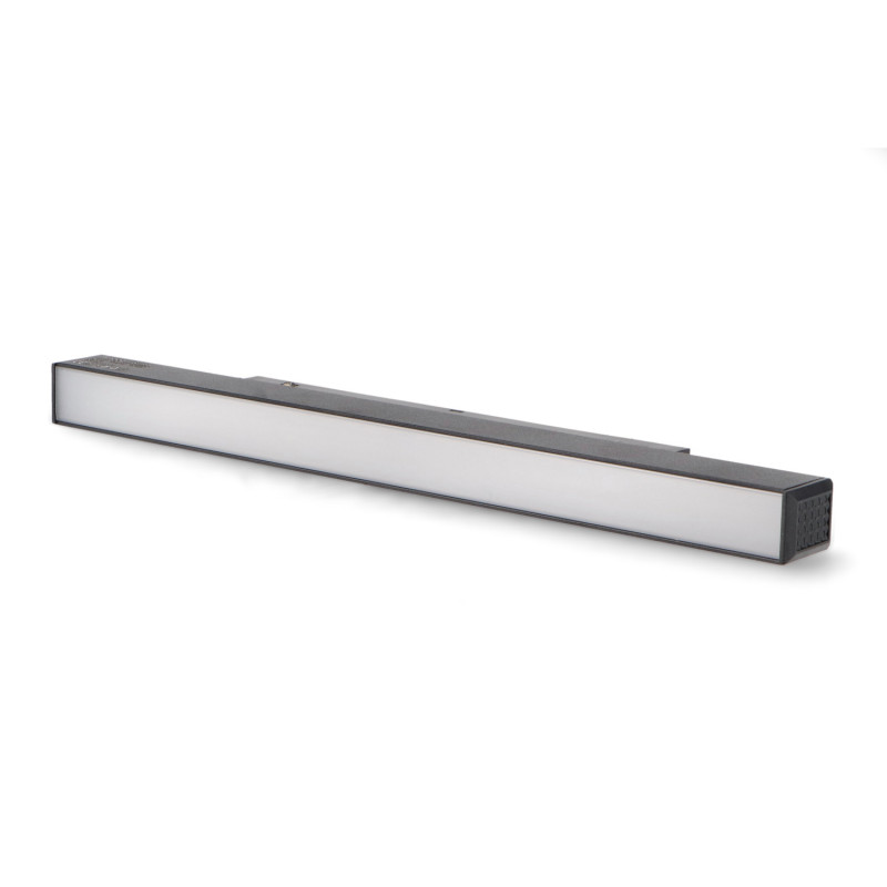 Foco LED Shoiler 10W para carril magnético Negro 48V Serie 20mm - DSC  3000K