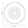 Ventilador de techo LED WithLine - DSC  CCT