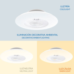Ventilador de techo LED WithLine - DSC  CCT